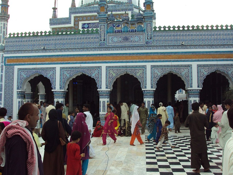 Tomb of Shah Abdul Latif Bhittai in Bhit Shah